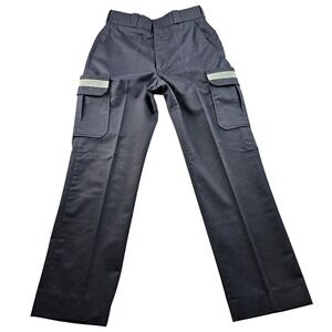Elbeco Tactical Cargo Pants Mens 32R Navy Belt Loops Regular Straight Leg USA
